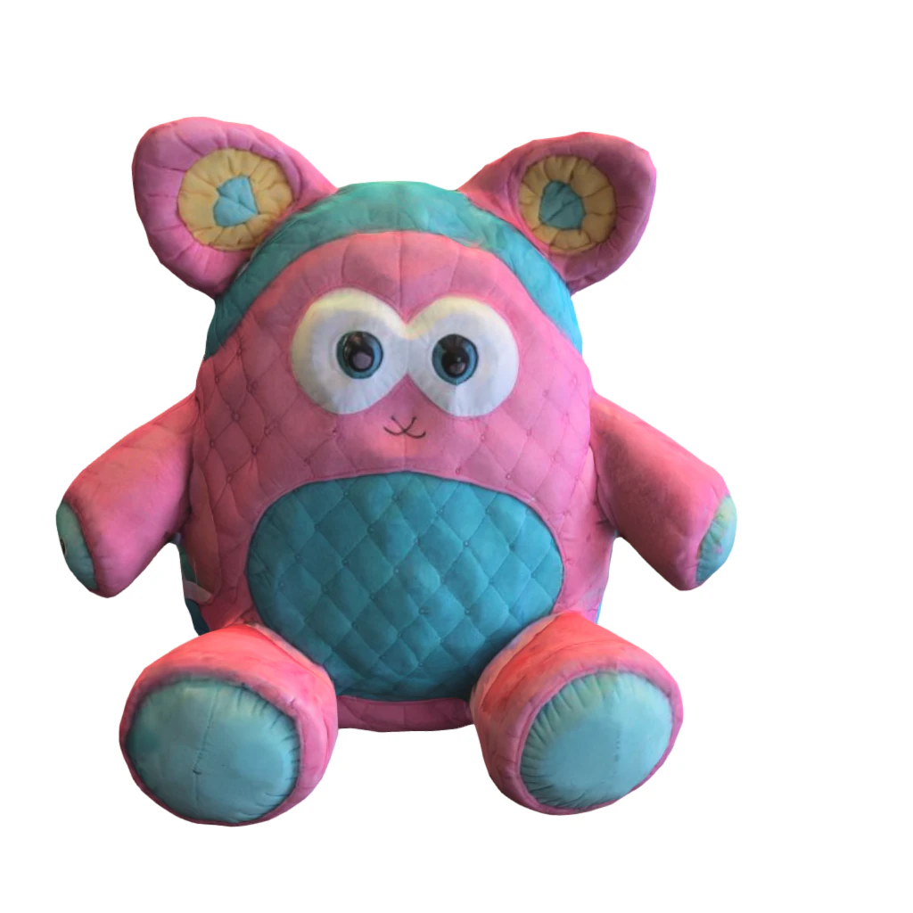 Doll pink plushie 3D Model .c4d .max .obj .3ds .fbx .stl .blend 