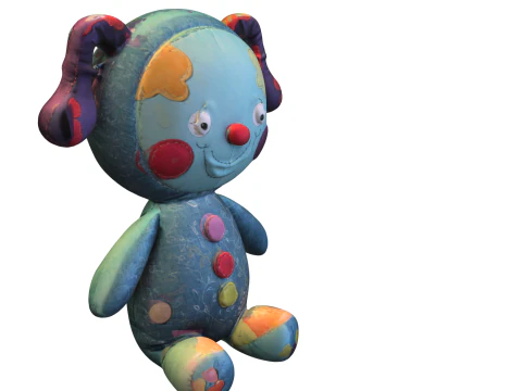 Bebek &ccedil;ocuklar renkli 3D Model