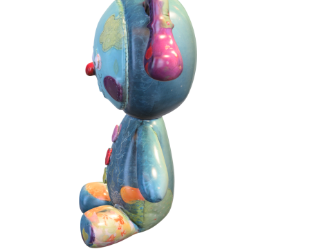 Doll kids colored 3D 모델