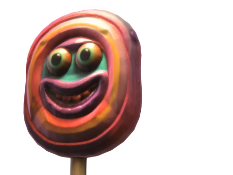 Lachende ijslolly 3D Model