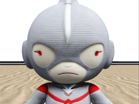 Chibi Sci-Fi Hero Stylized 3D Character 3D Model