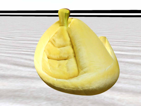 Banana Lounge Chair Modello 3D