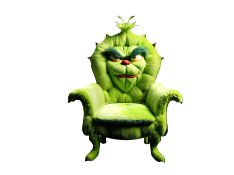 Grinch-Inspired Armchair 3D Model