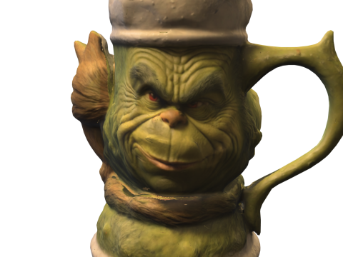 Grinch Inspired 3D Mug Modelo 3D