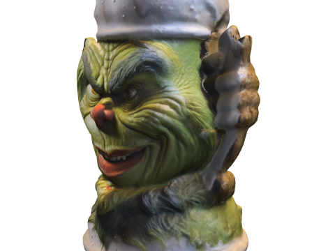 Grinch Inspired 3D Mug Modelo 3D
