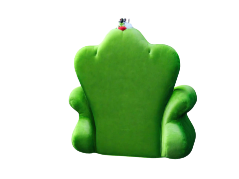 Grinch Themed Cozy Armchair 3D 모델