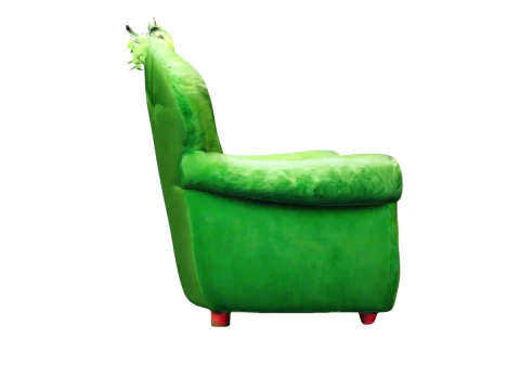 Grinch Face Plush Armchair 3D Model