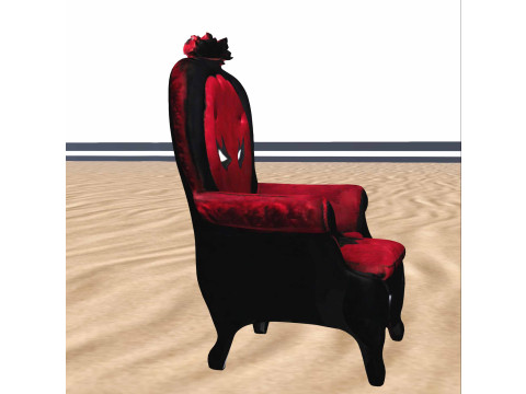 Demonic Throne Gothic Horror Modèle 3D