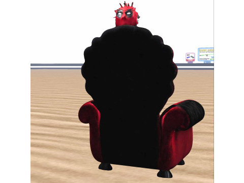Deadpool Inspired Throne Modèle 3D