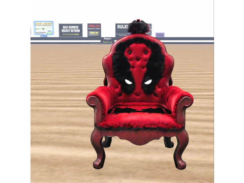 豪华红黑英雄 3D 模型