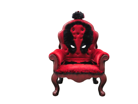 Luxury Red Black Hero 3D Model