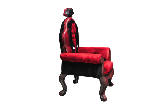 Luxury Red Black Hero 3D Model