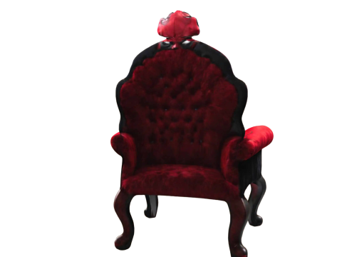 Luxury Red Black Hero 3D Model