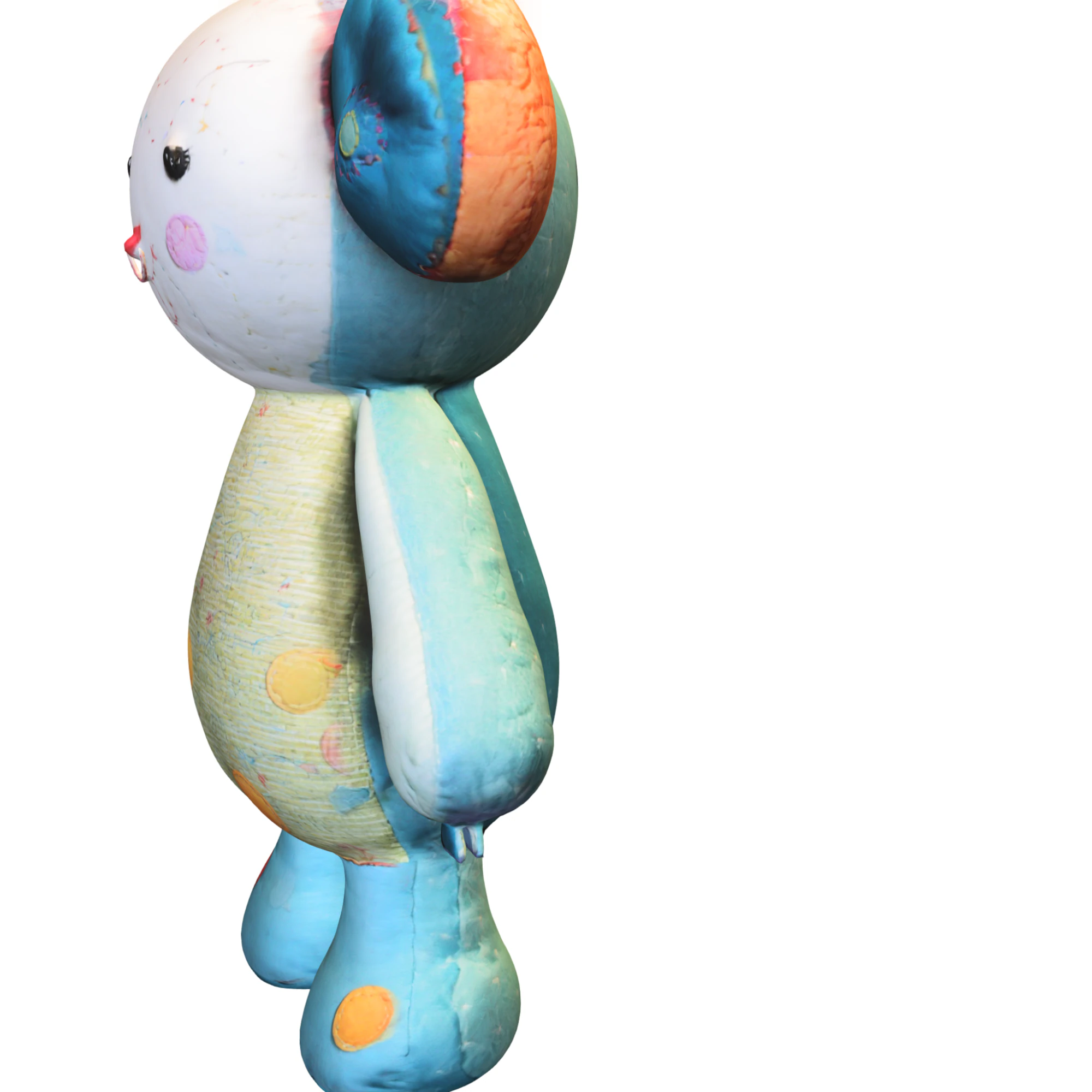 Adorable Plush Toy 3D Model .c4d .max .obj .3ds .fbx .stl .blend 