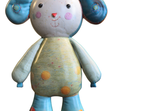 Patchwork Plush Toy Modello 3D