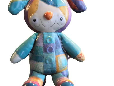 Patchwork Plush Toy 3D Model