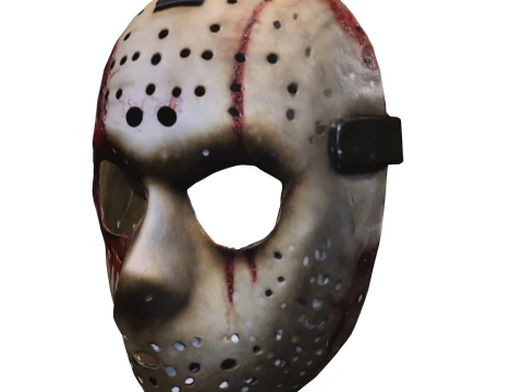 血腥曲棍球面具 3D 模型