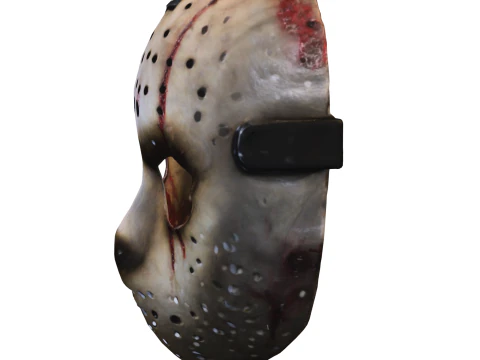 Bloody Hockey Mask 3D Model