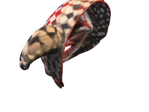 Evil Jester Mask Horror Clown Asset 3D Модель