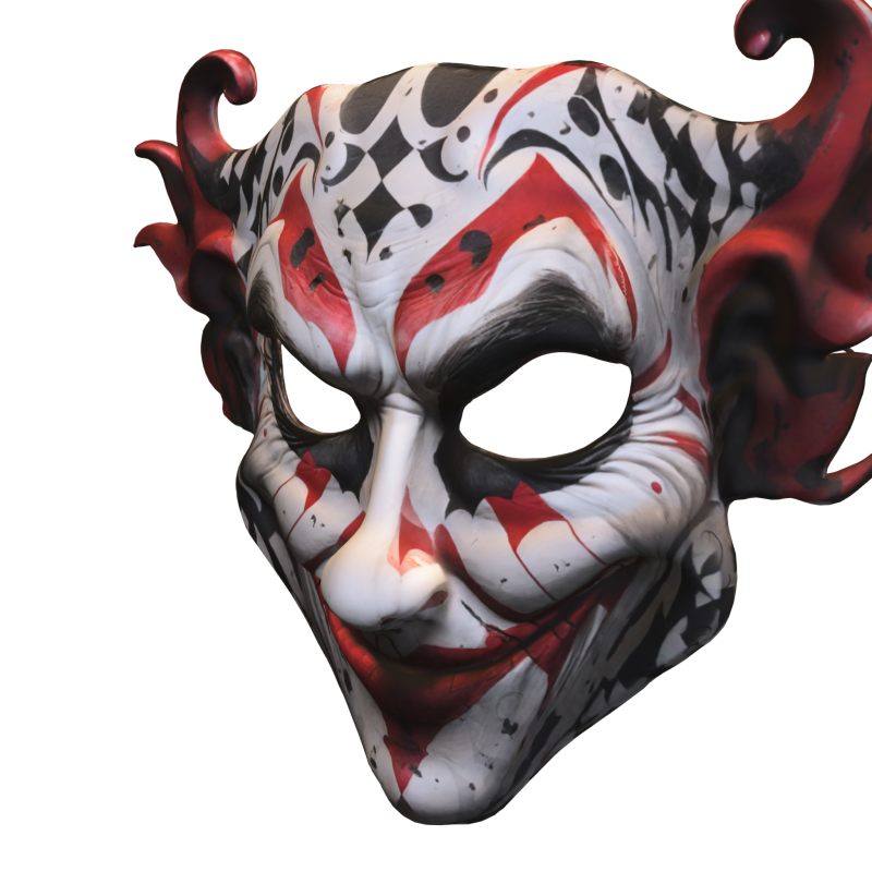 Mascarade halloween 3D Model .c4d .max .obj .3ds .fbx .stl .blend
