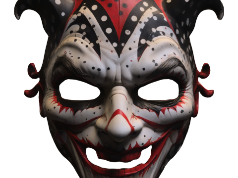 Mascarade halloween joker 3D 모델