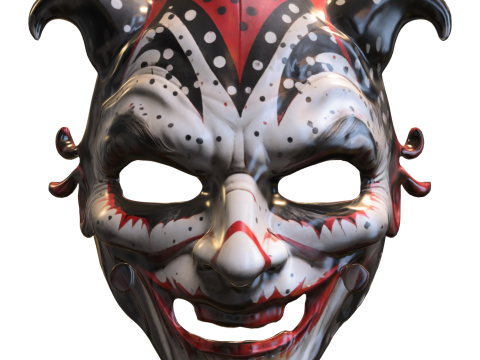 Mascarade halloween joker 3D Model