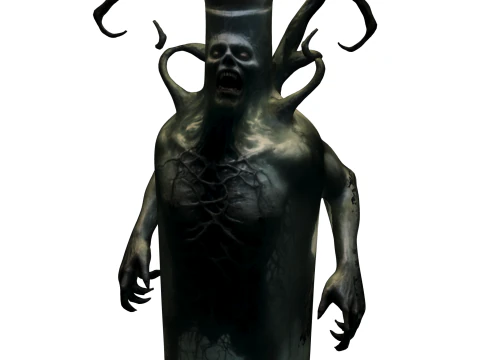 Şişedeki Karanlık Ruh 3D Model