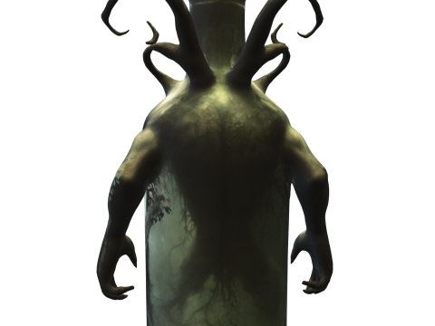 Dark Soul in a Bottle Modello 3D
