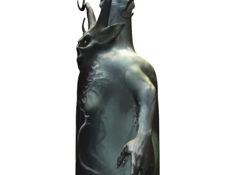 Demonic Soul in a Bottle 3D Model