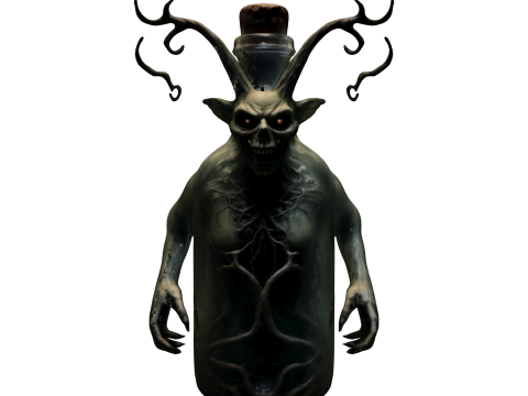 Demonic Soul in a Bottle Modèle 3D