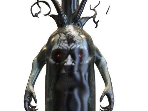 Soul in a Bottle Horror Game 3D Model
