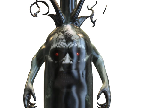 Şişedeki Ruh Korku Oyunu 3D Model
