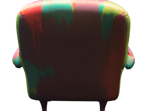 Zombie Horror Armchair 3D Model