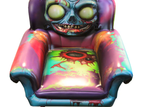 Zombie Horror Armchair 3D Model