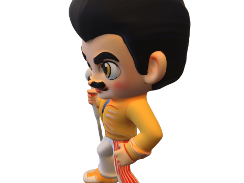 Chibi Rockstar 3D Модель