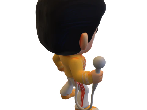 Chibi Rockstar 3D Model