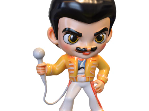 Chibi Rockstar 3D Model