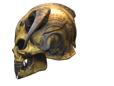 Skull Helmet 3D Model