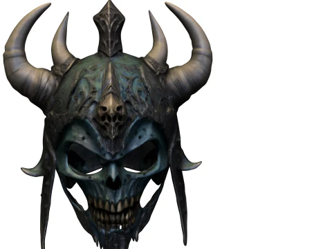 Cr&acirc;nio Demon&iacute;aco Modelo 3D