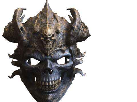 Infernal Warrior Mask 3D 모델