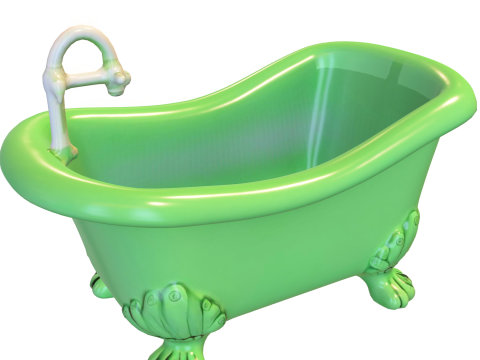 Haunted Clawfoot Bathtub 3D Модель