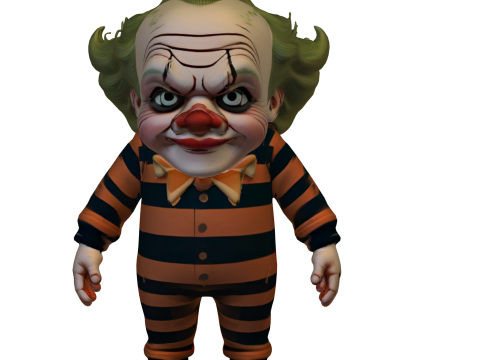 Creepy Carnival Clown 3D 模型