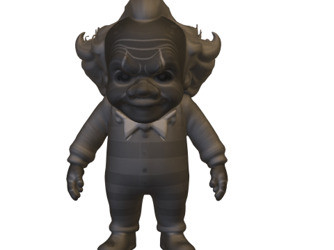 Creepy Carnival Clown 3D 模型