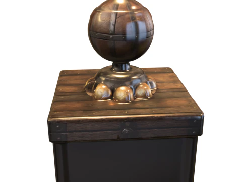 Enigmatic Arcane Chest 3D Model
