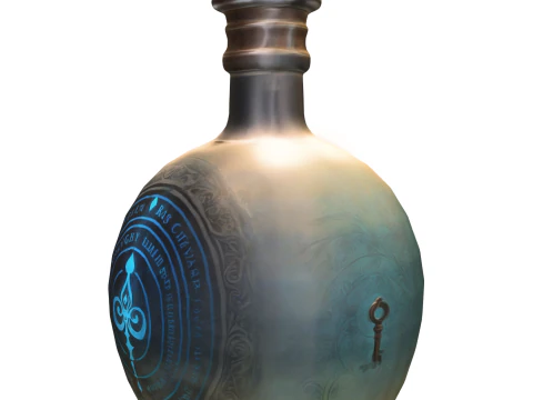 Bottiglia di pozione magica mistica Modello 3D