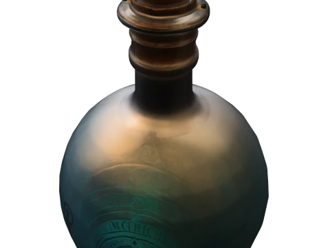 Mystic Magic Potion Bottle 3D Model