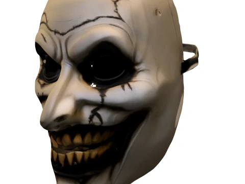 Sinister Grinning Mask 3D Model