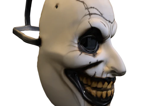 Sinister Grinning Mask 3D Model