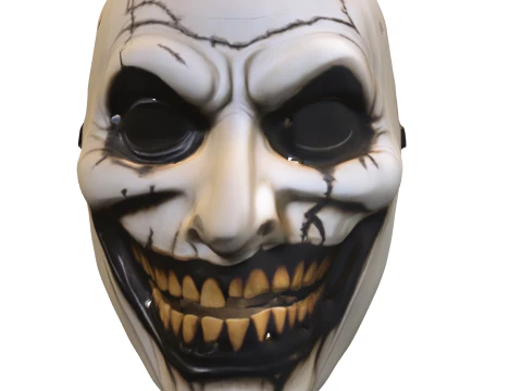 Sinister Grinning Mask 3D Model