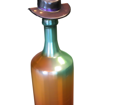 Enchanted Cowboy Bottle 3D Модель
